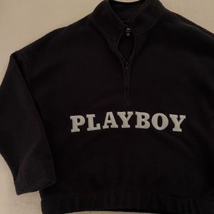 Pacsun Playboy College Fleece Half-Zip